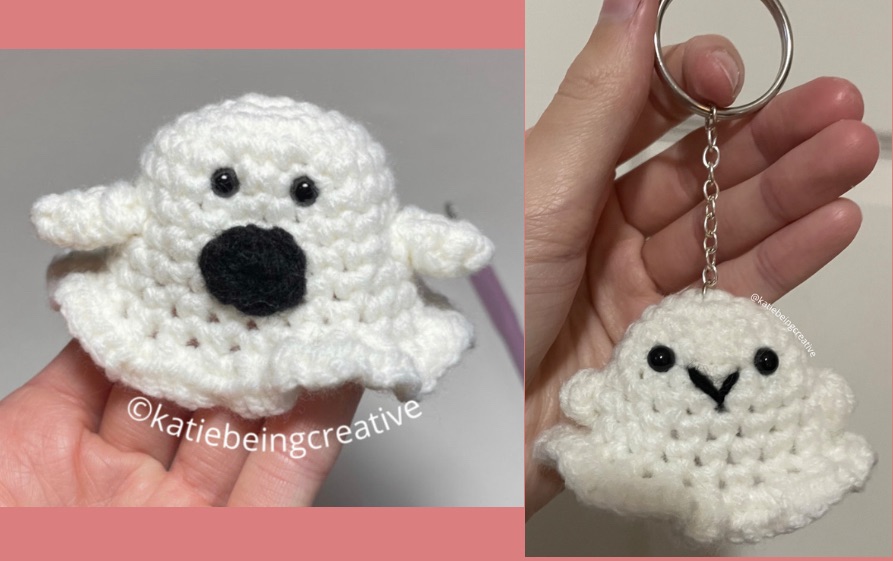 2 in 1 FREE Ghost Crochet Patterns (no-sew)